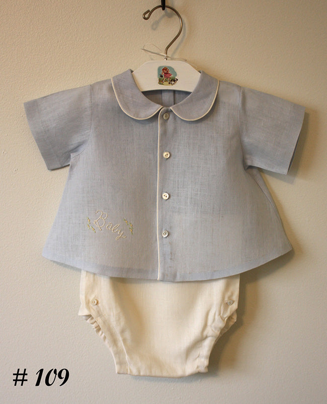 109 - Printable Infant Shirt & Diaper Cover